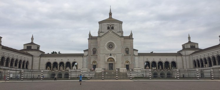 The entrance to Cimitero Monumentale in Milan