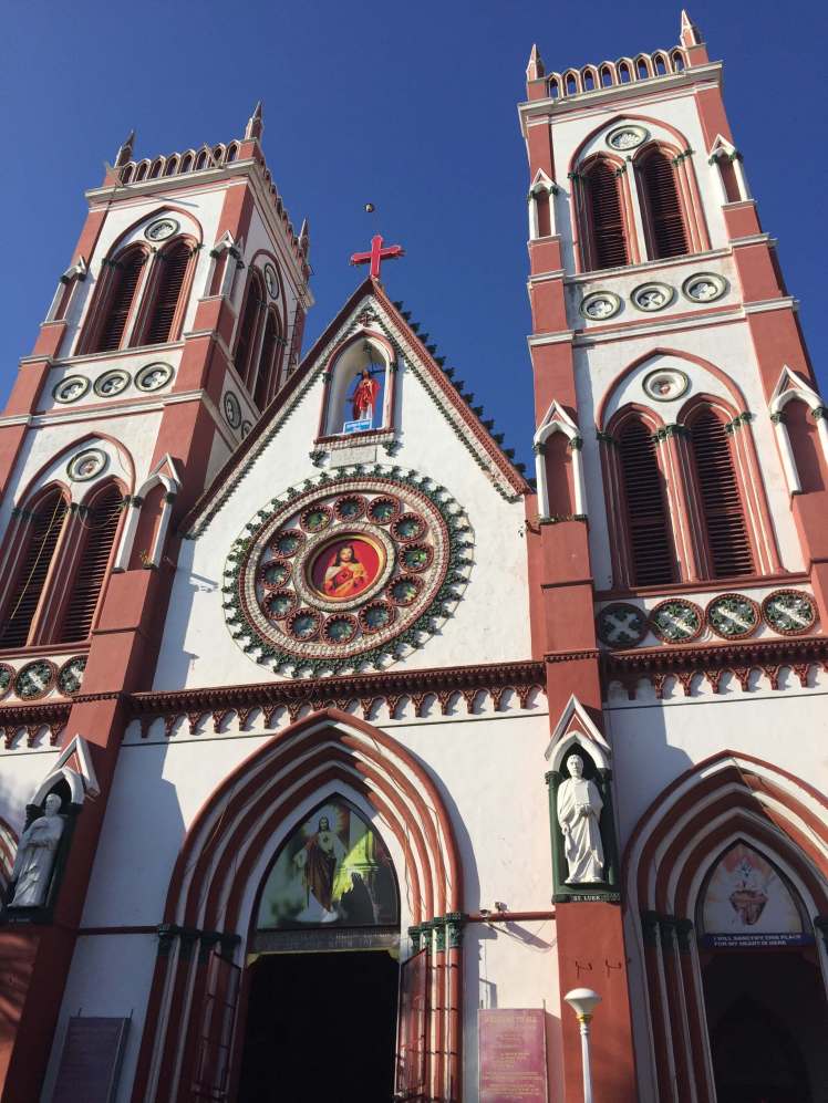 The Sacred Heart Basilica, Pondicherry, India