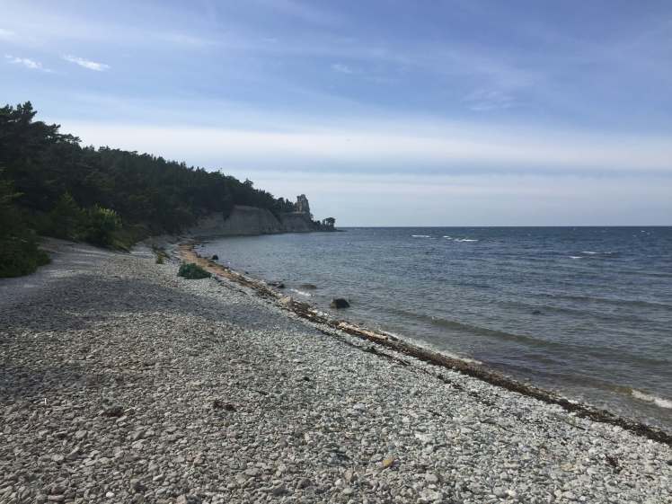 The rauk Jungfrun on Gotland, Sweden