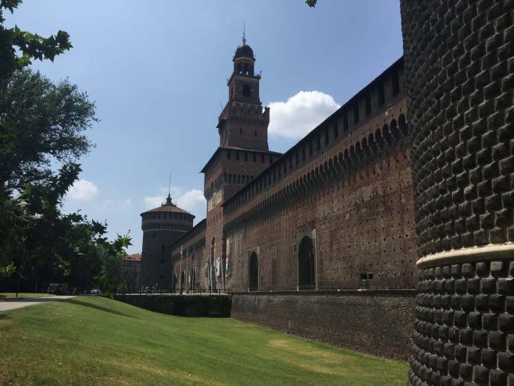 Sforza Castle in Milan
