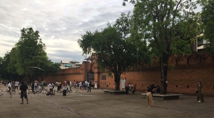 The Phae Gate in Chiang Mai, Thailand