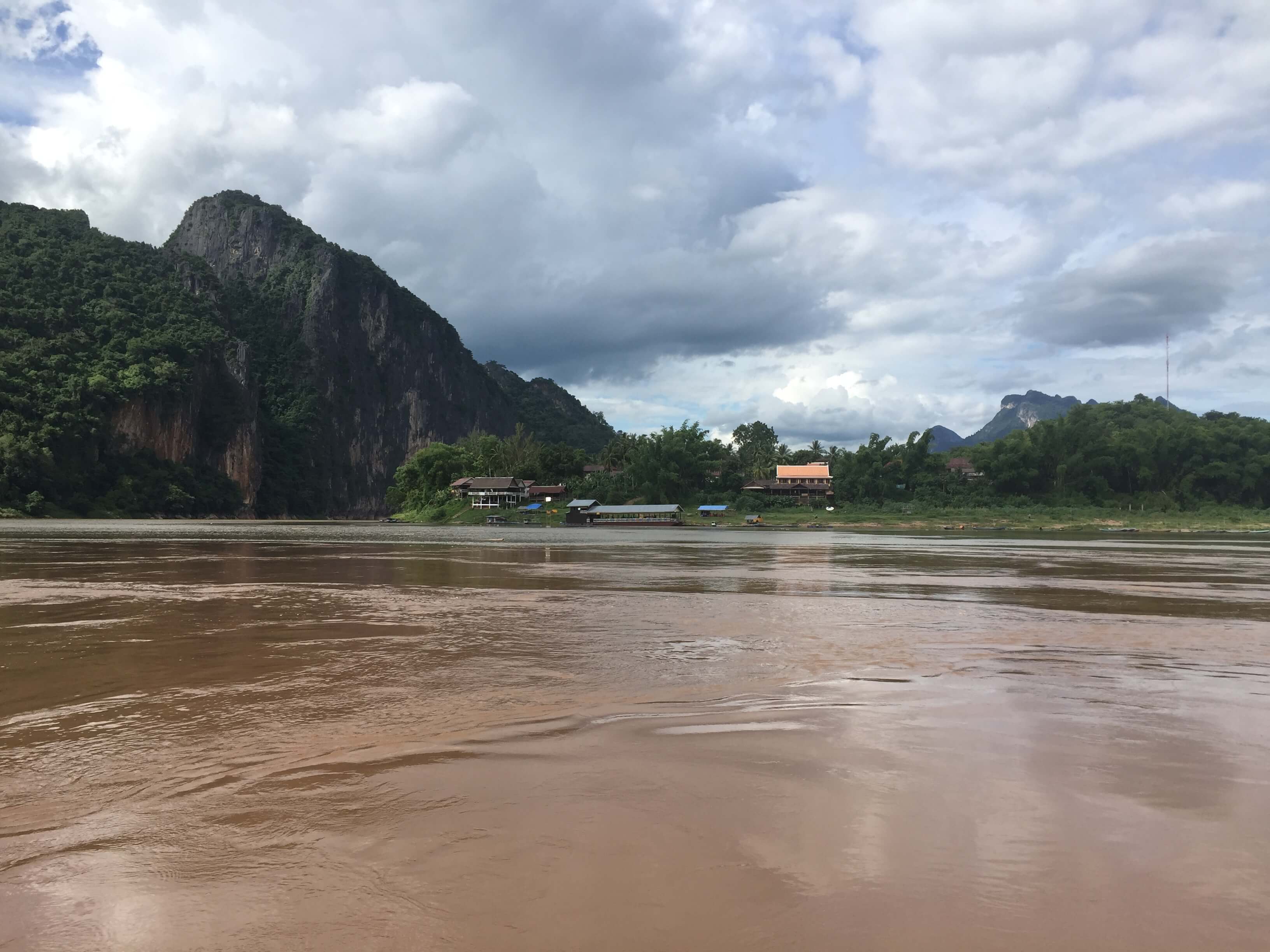 Dramatic Mekong Scenery in Laos