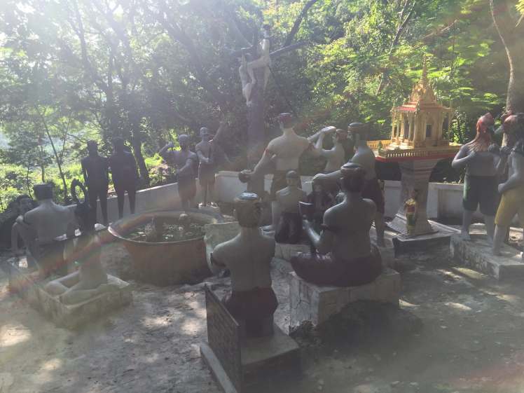 Phnom Sampeau Torture Sculpture Park near Battambang, Cambodia