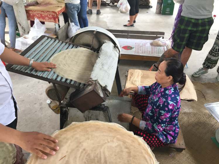 Rice Noodle Production near Can Tho, Vietnam