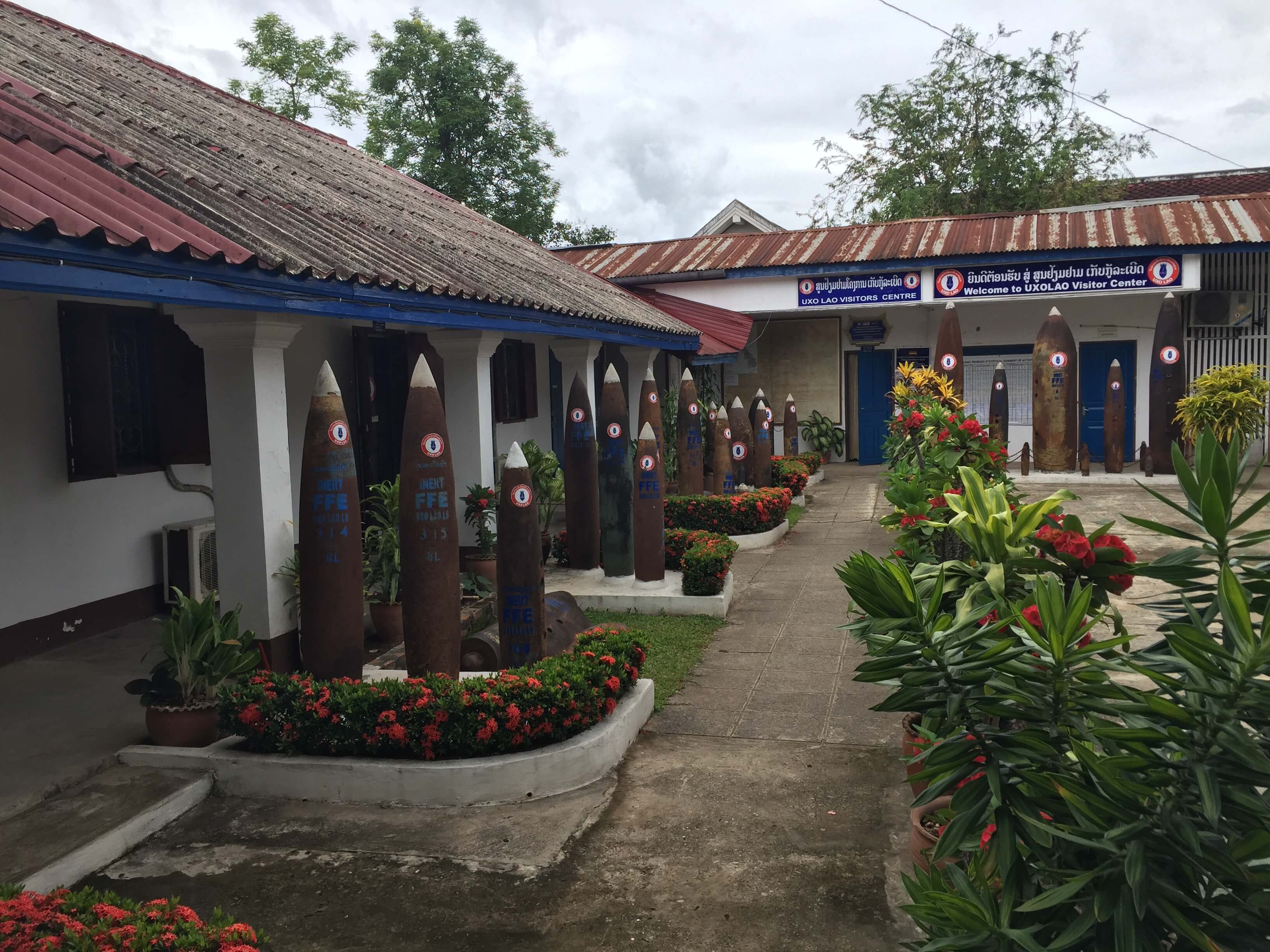 The UXO Visitor Center in Luang Prabang, Laos