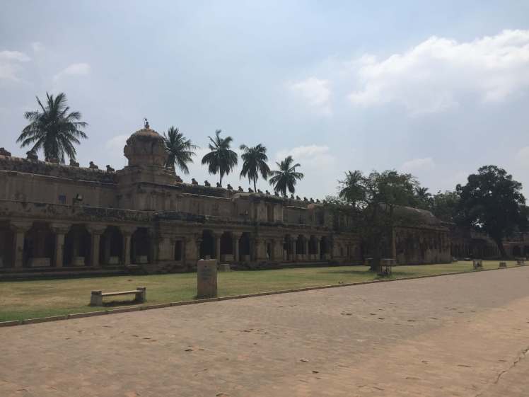 The Wall Around the Brihadisvara Temple in Thanjavur, Tamil Nadu, India