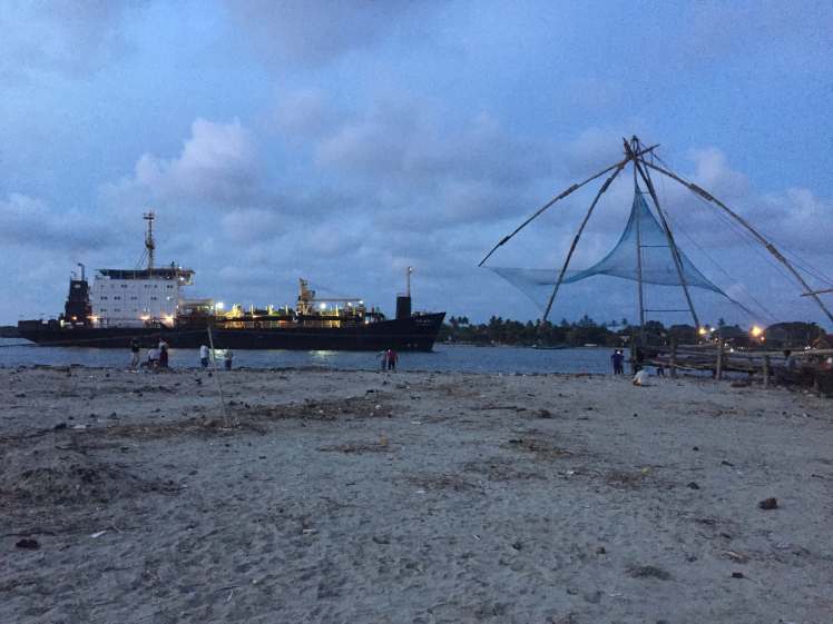 Chinese Fishing Nets in the Port of Kochi, Kerala, India