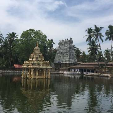 A Hindu Temple in Thuckalay, Tamil Nadu, India