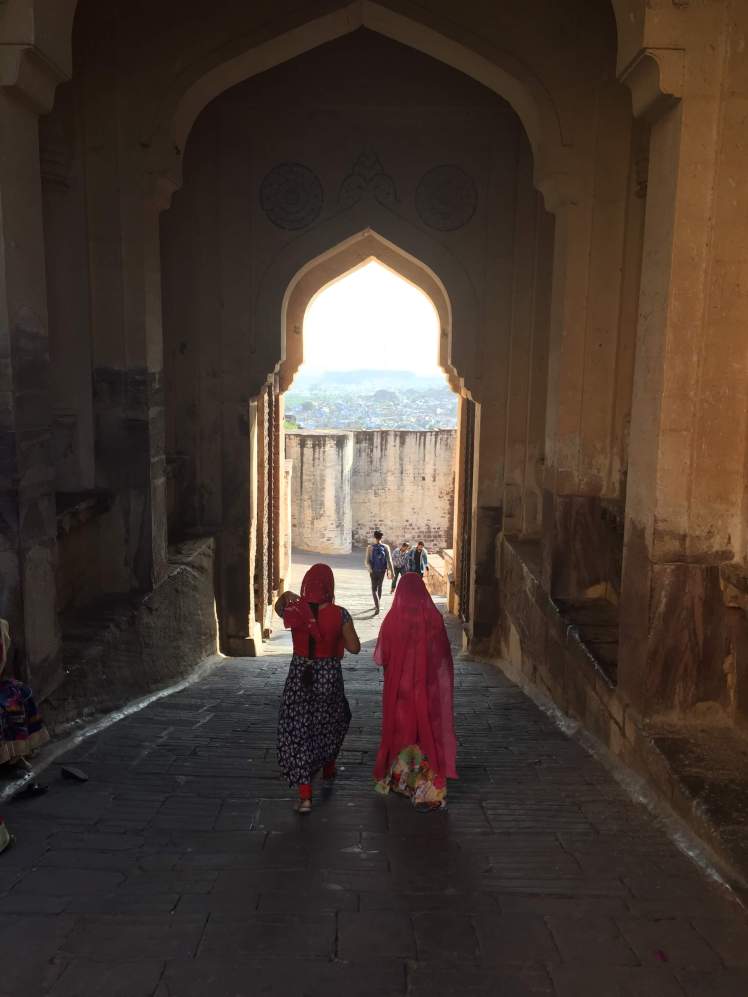 Entry Arch at Mehrangarh Fort in Jodhpur, Rajasthan, India
