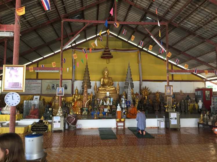 Monks Giving Blessings at the Big Buddha on Phuket, Thailand