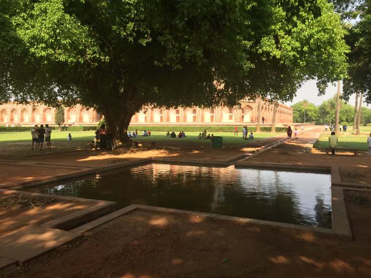 Mughal Gardens at Humayun's Tomb in Delhi, India