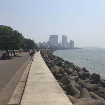 Coastline in Mumbai, Maharashtra, India
