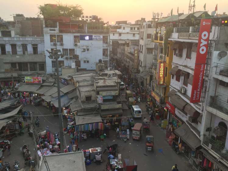 Paharganj Neighborhood in Delhi, India