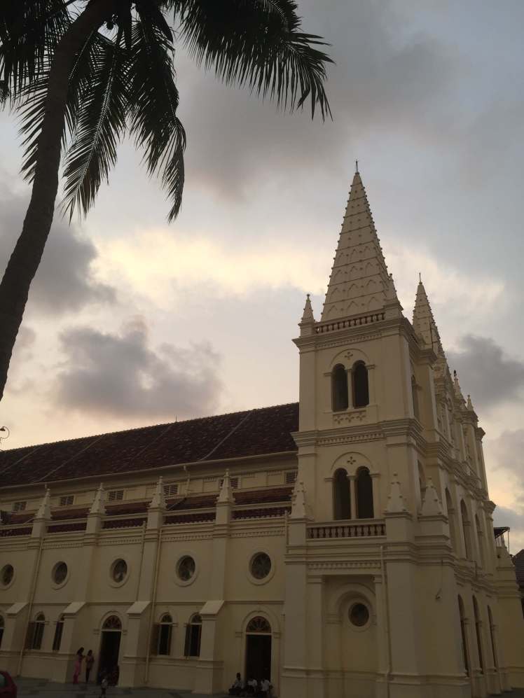 Santa Cruz Cathedral Basilica in Kochi, Kerala, India