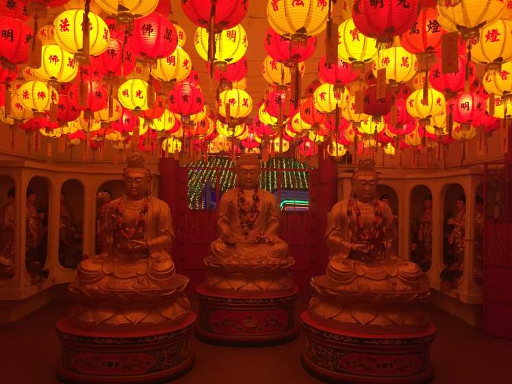 Statues in Kek Lok Si Temple in Penang, Malaysia