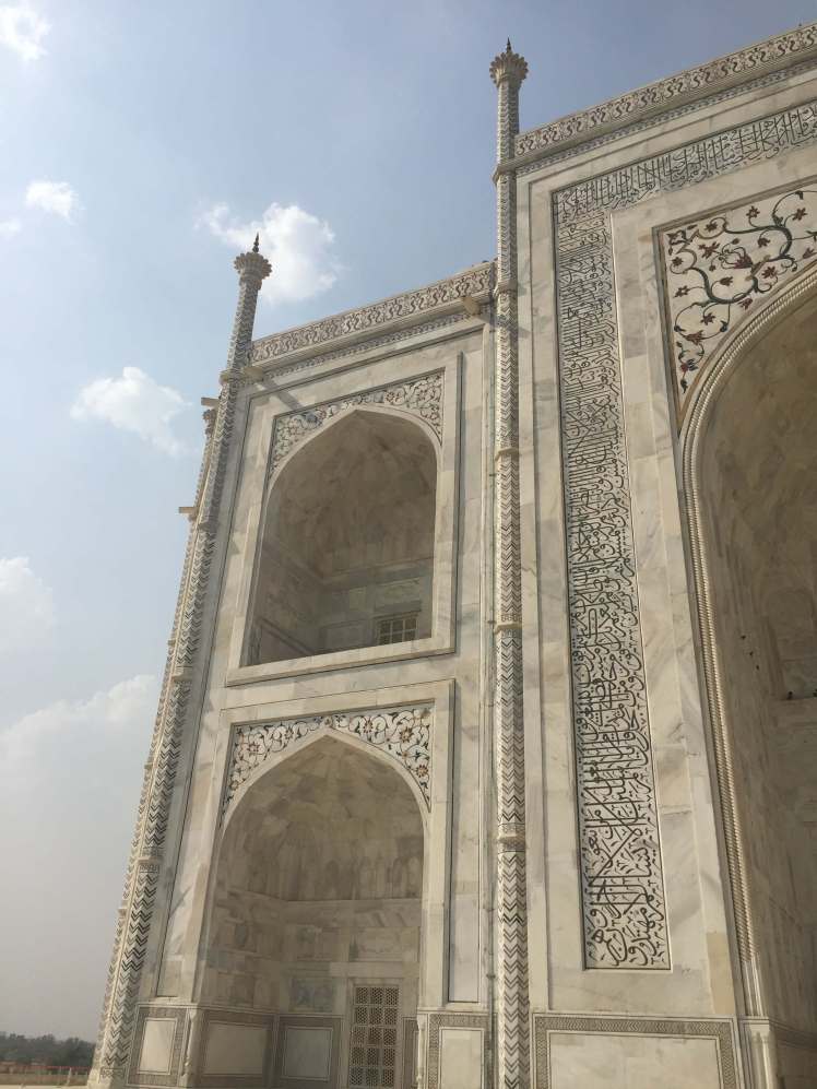 Close-Up of the Taj Mahal in Agra, India