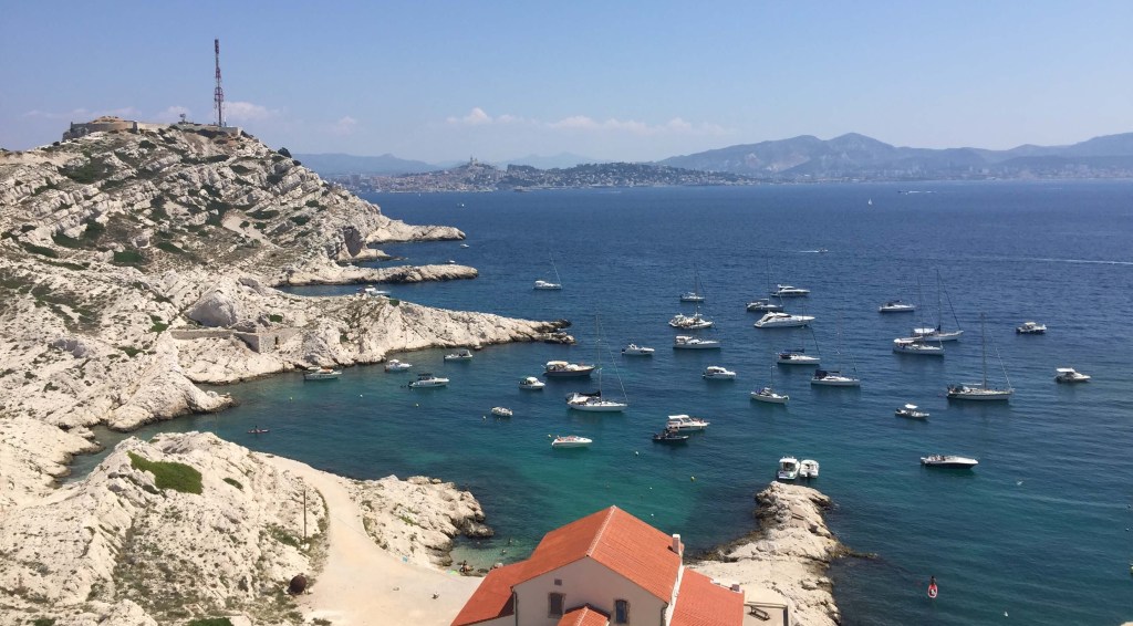View from Frioul, Marseille, France