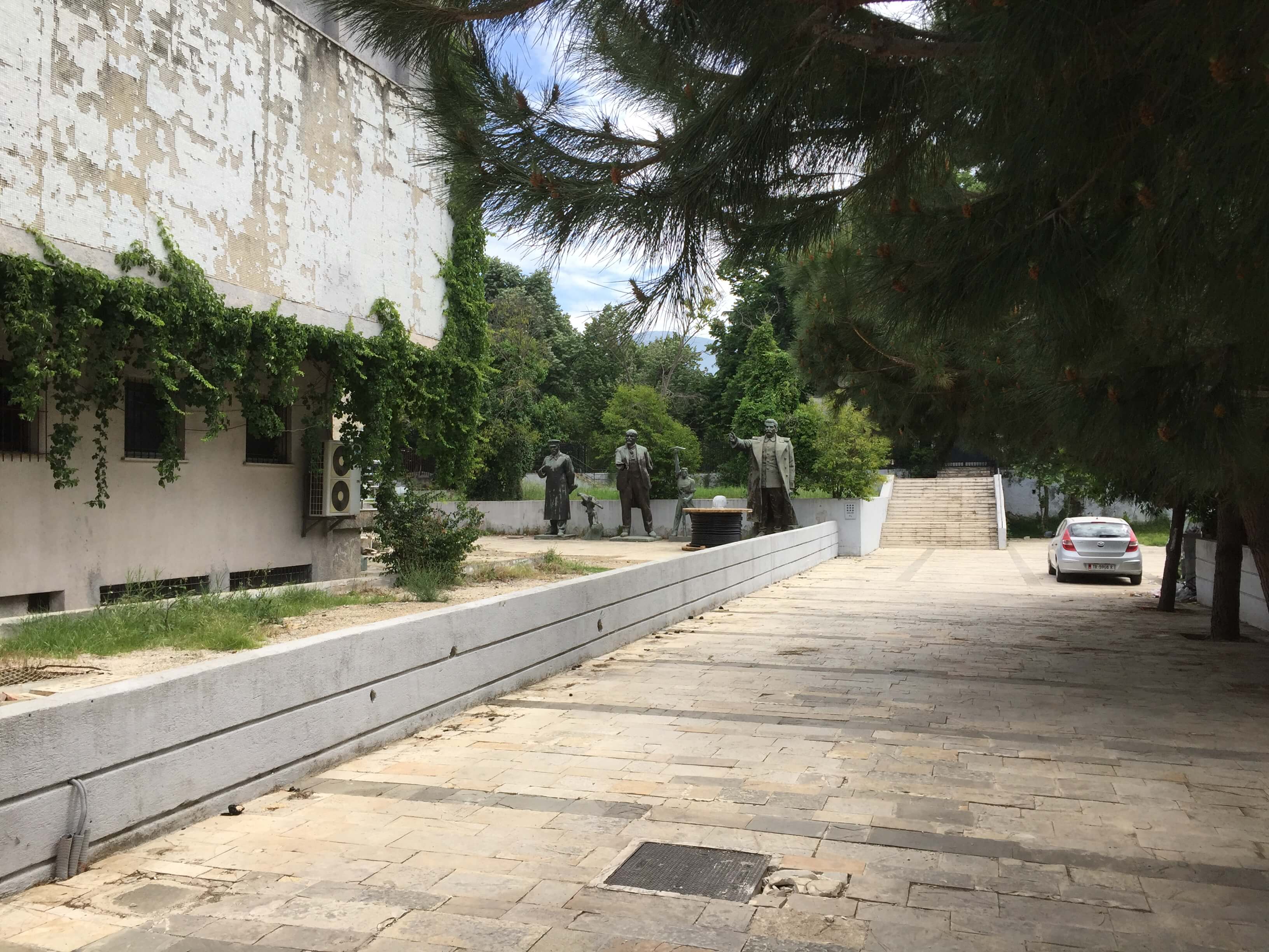 Abandoned Communist Statues in Tirana, Albania