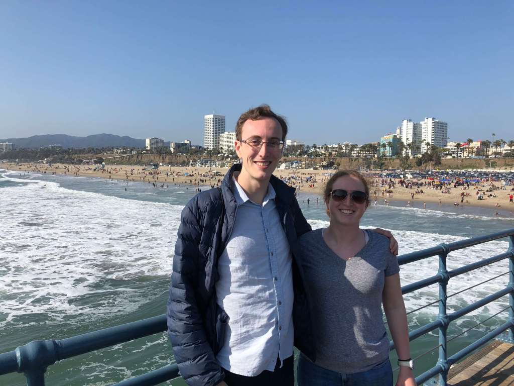Santa Monica Pier in Santa Monica, California, USA