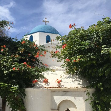 Blue Dome on Paros, Greece