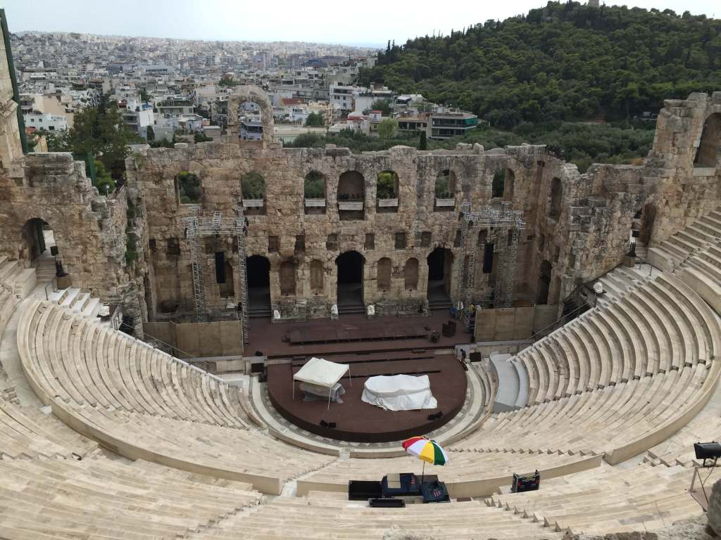 Theater at the Acropolis, Athens, Greece