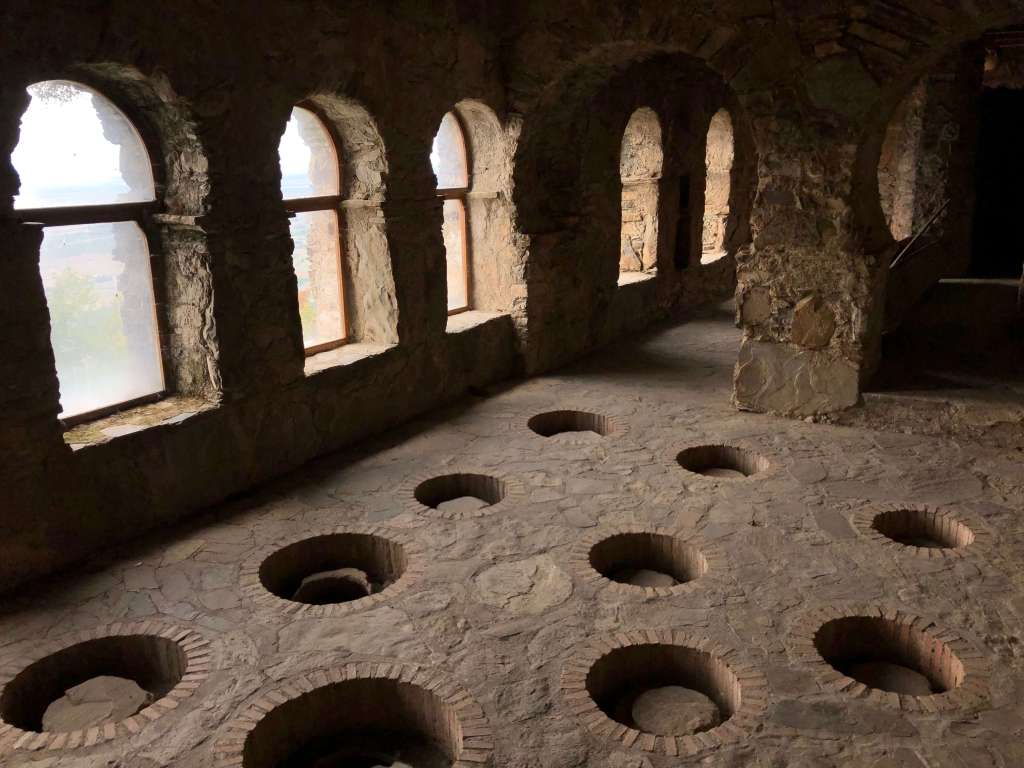 Kvevri Hall at Nekresi Monastery, Kakheti, Georgia