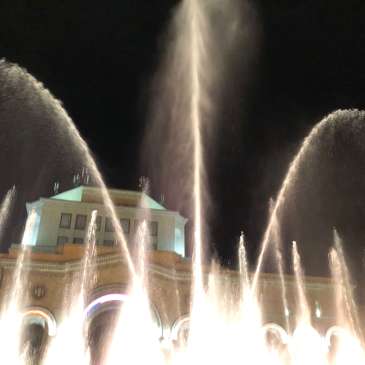 Dancing Fountain Show in Yerevan, Armenia