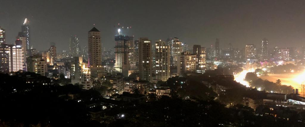 Nighttime Skyline, Mumbai, Maharashtra, India