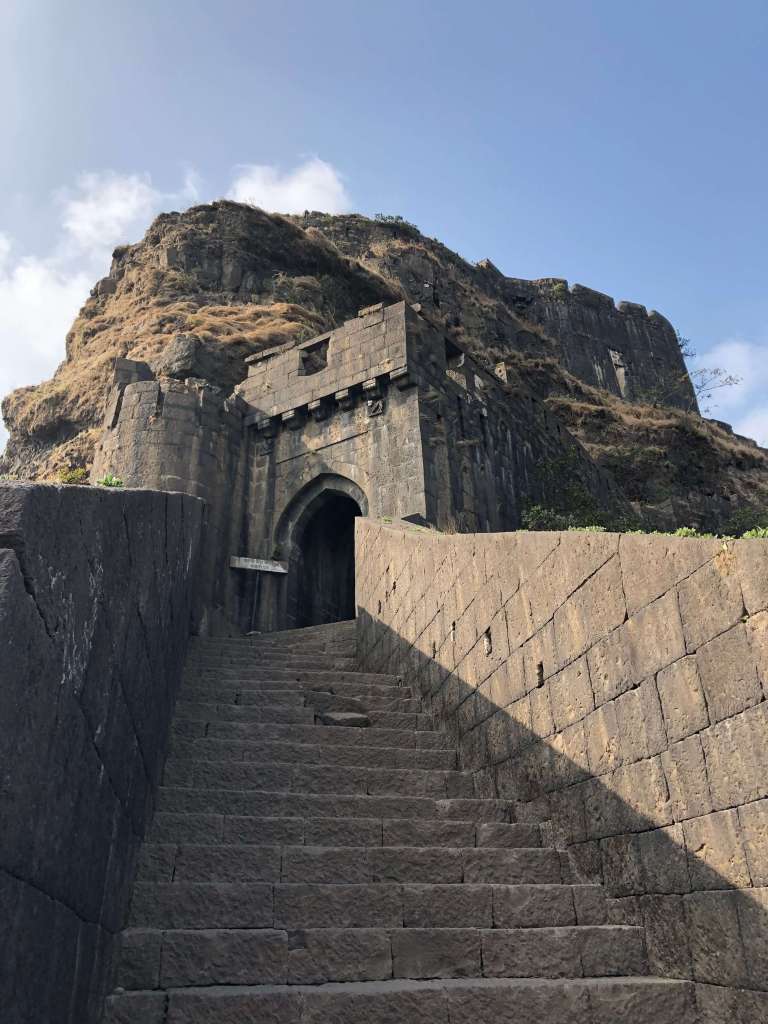 Entrance to Lohagad Fort, Lonavala, Maharashtra, India