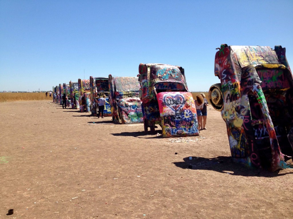 Cadillac Ranch, Amarillo, Texas, USA