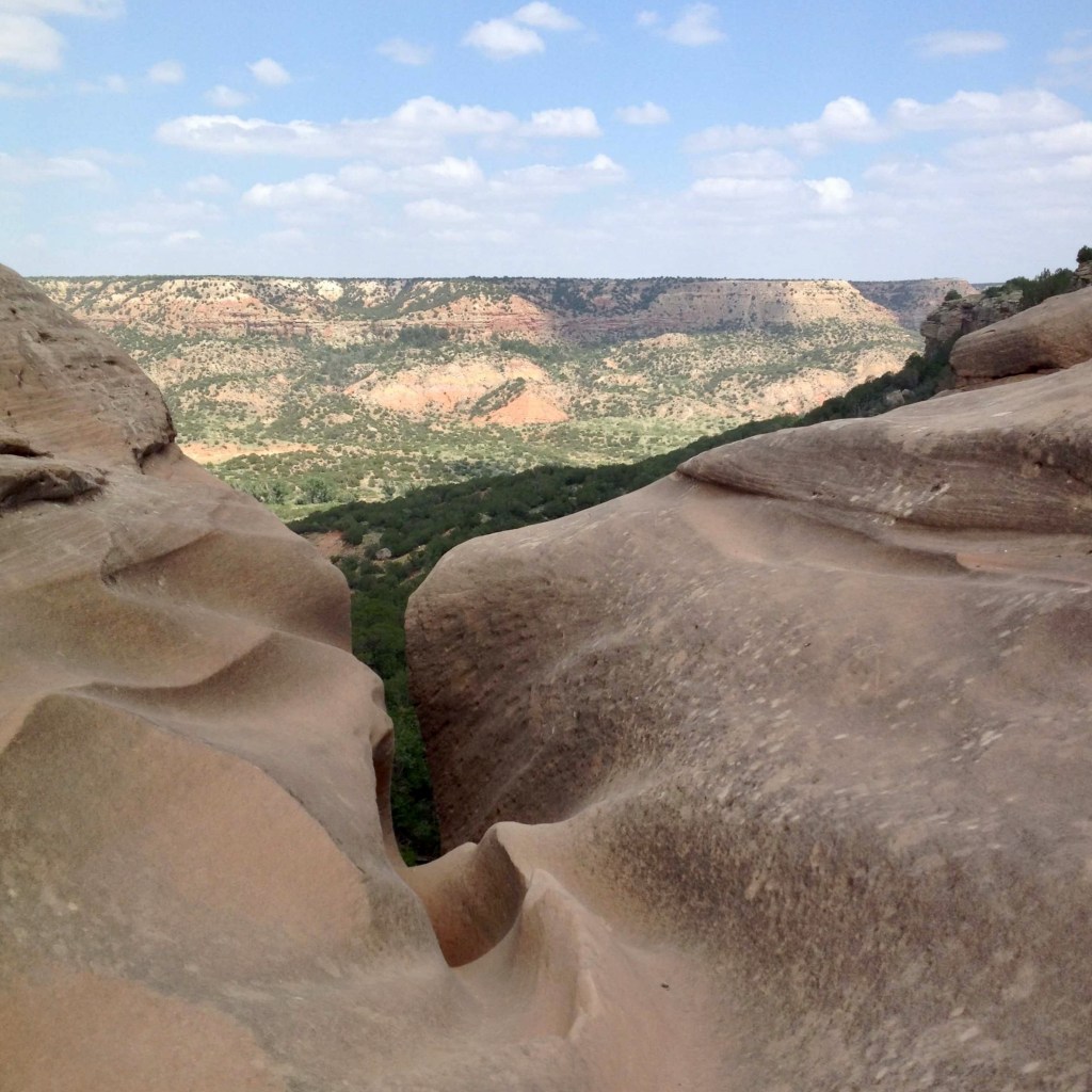 Ravine into Palo Duro Canyon, Texas